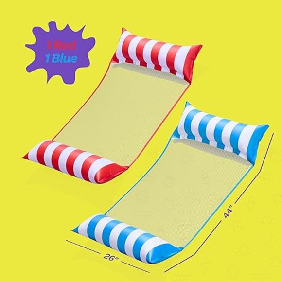 NEW Pool Floats - Multi-Purpose Hammock Pool Float - 2 pack - Picture 1 of 2